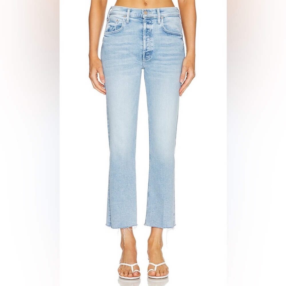 Mother The Tripper Ankle Fray Jeans in Big Hair Don’t Care.